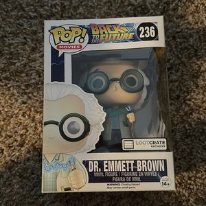 Funko pop DR. Emmett Brown back to the future